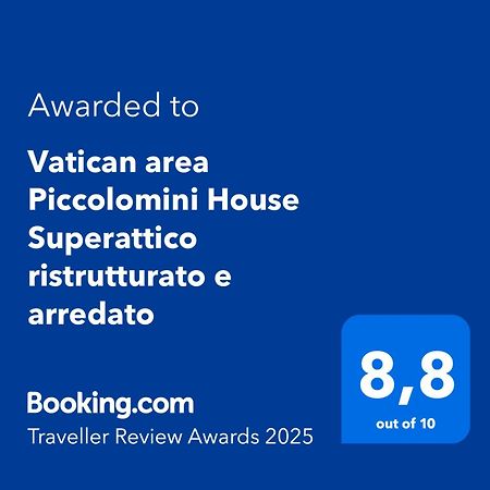 Vatican Area Piccolomini House Superattico Ristrutturato E Arredato โรม ภายนอก รูปภาพ