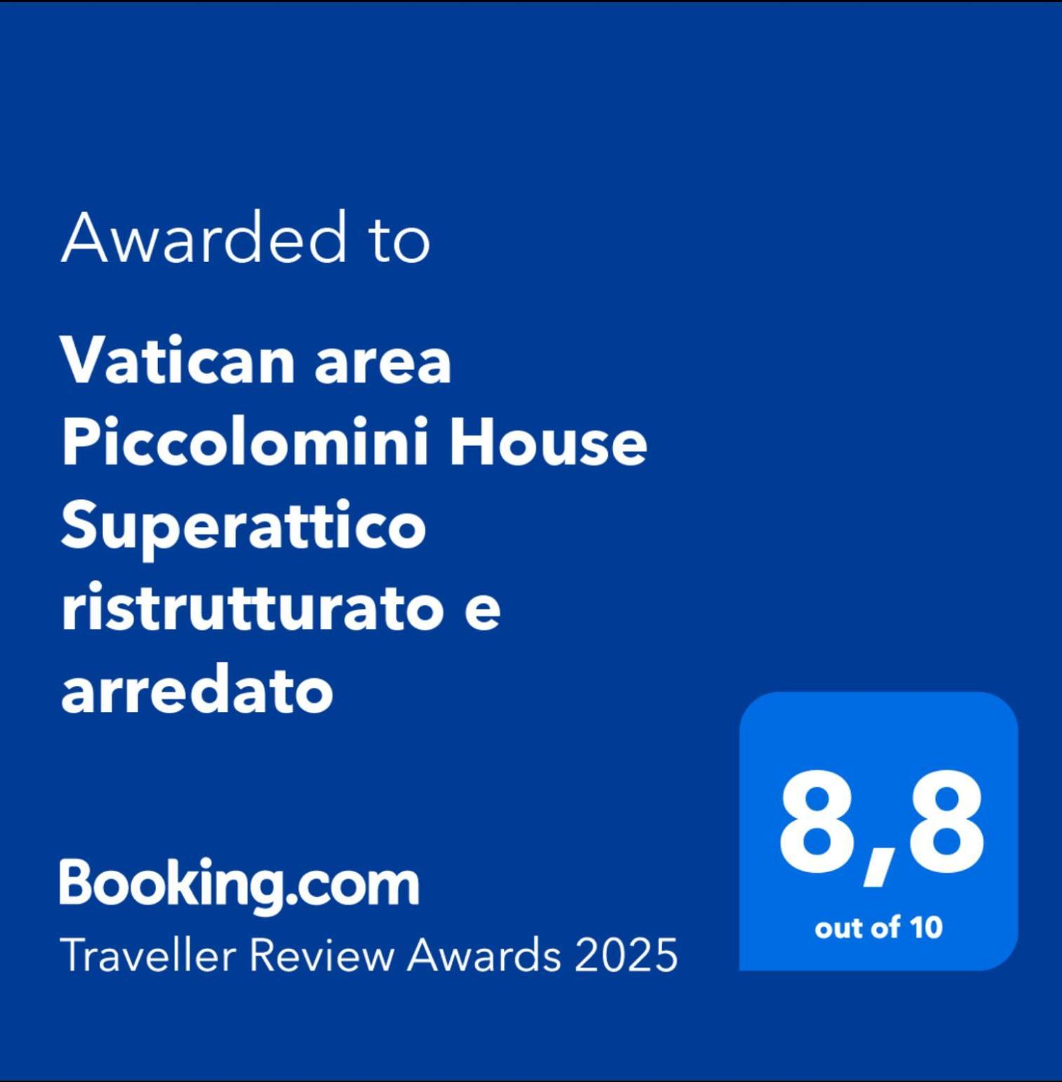 Vatican Area Piccolomini House Superattico Ristrutturato E Arredato โรม ภายนอก รูปภาพ